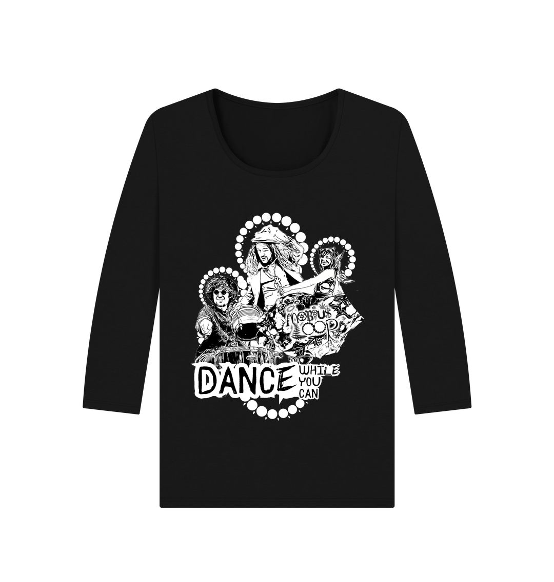 Black Printed Long Sleeve T Shirt