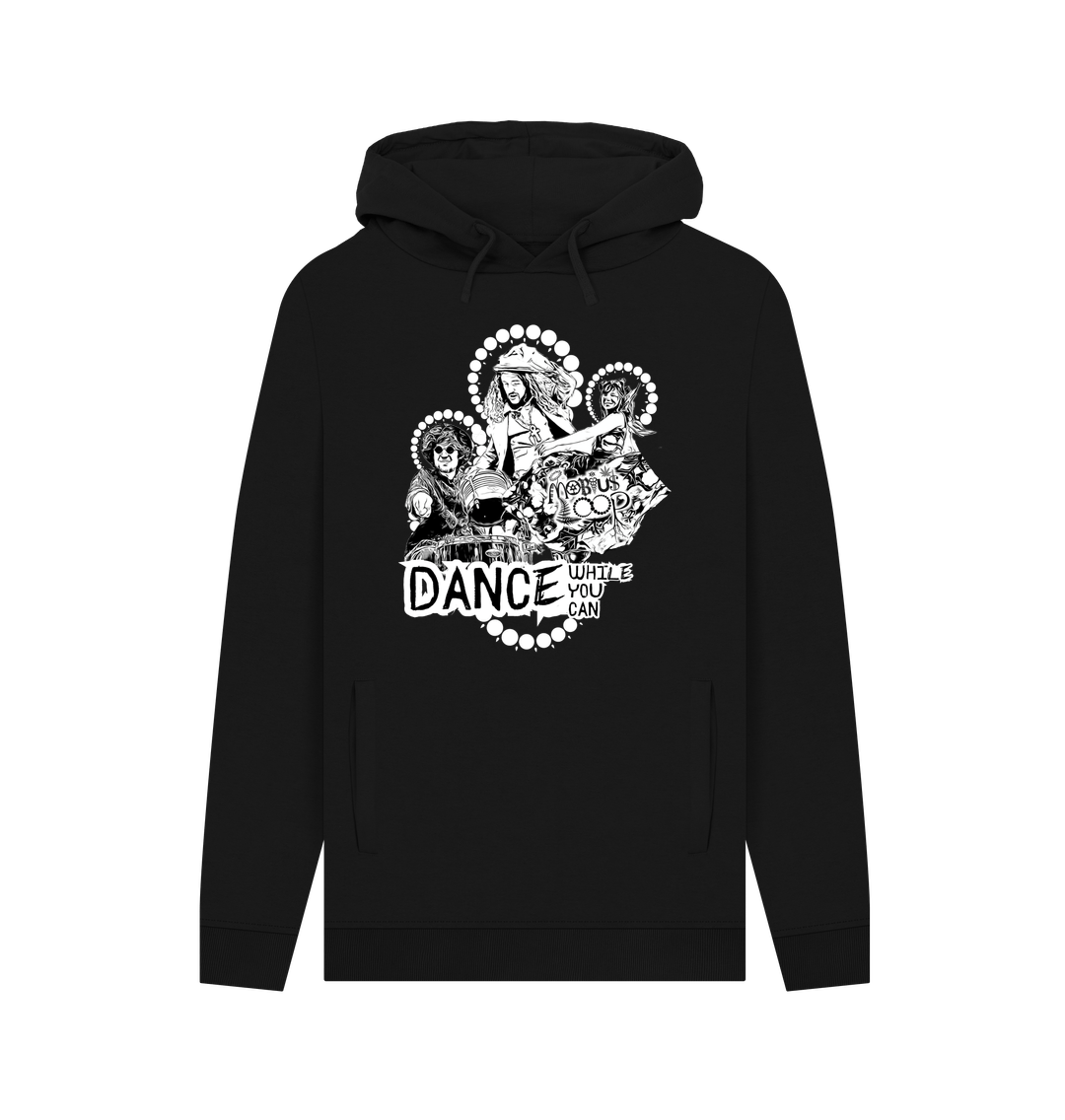 Black Printed Hoody