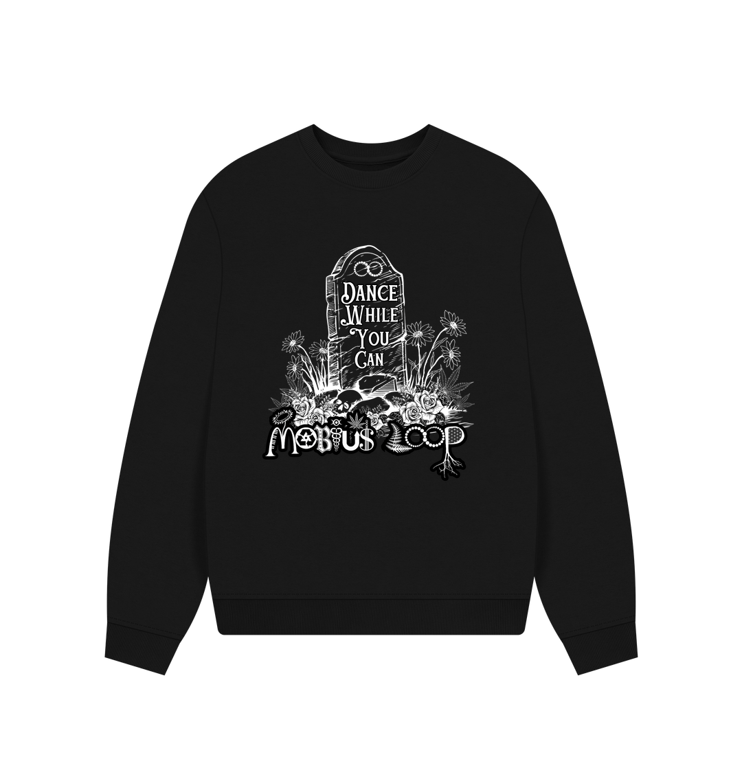 Black Printed Sweater