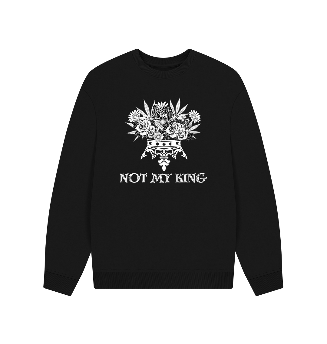 Black Printed Sweater