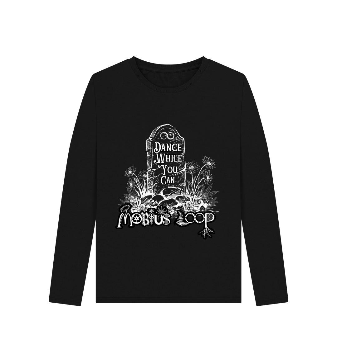 Black Printed Long Sleeve T Shirt