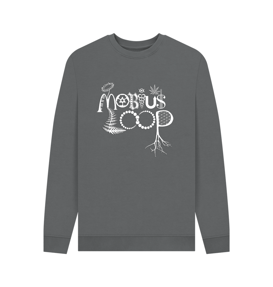 Slate Grey Mobius Loop Organic Jumper