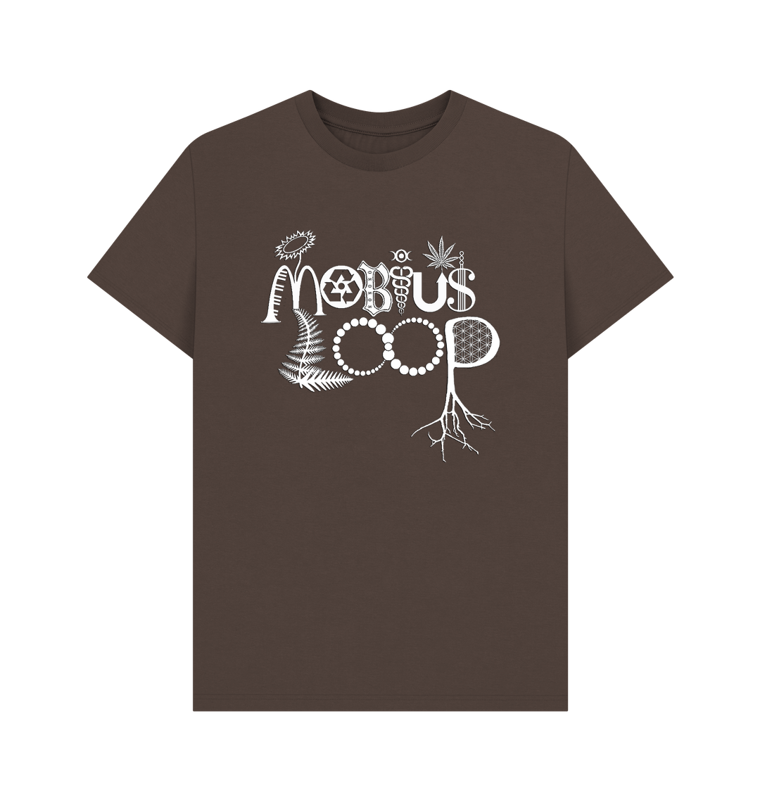 Chocolate Mobius Loop Men's Organic T-Shirt