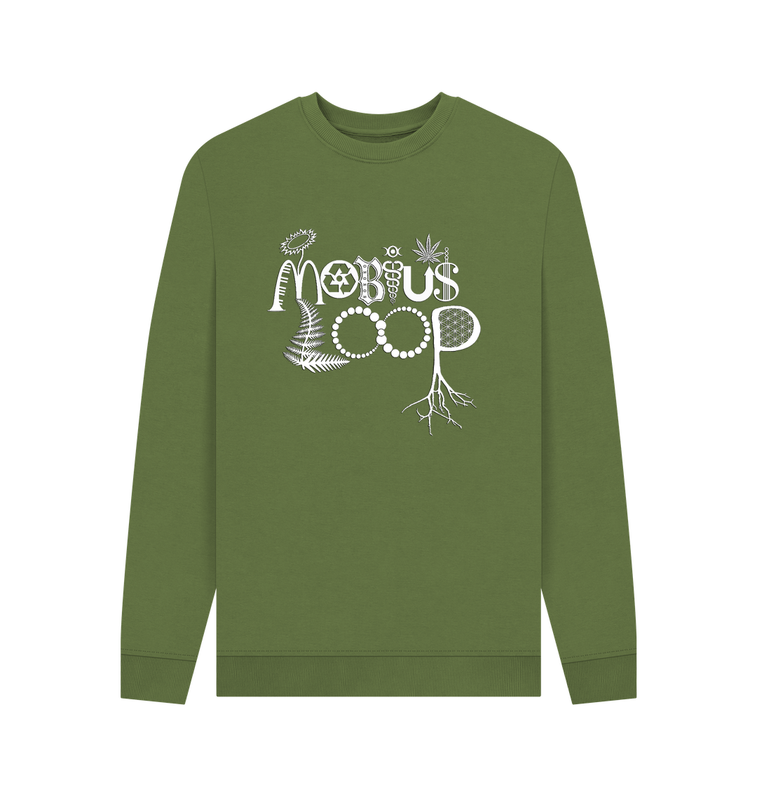 Khaki Mobius Loop Organic Jumper