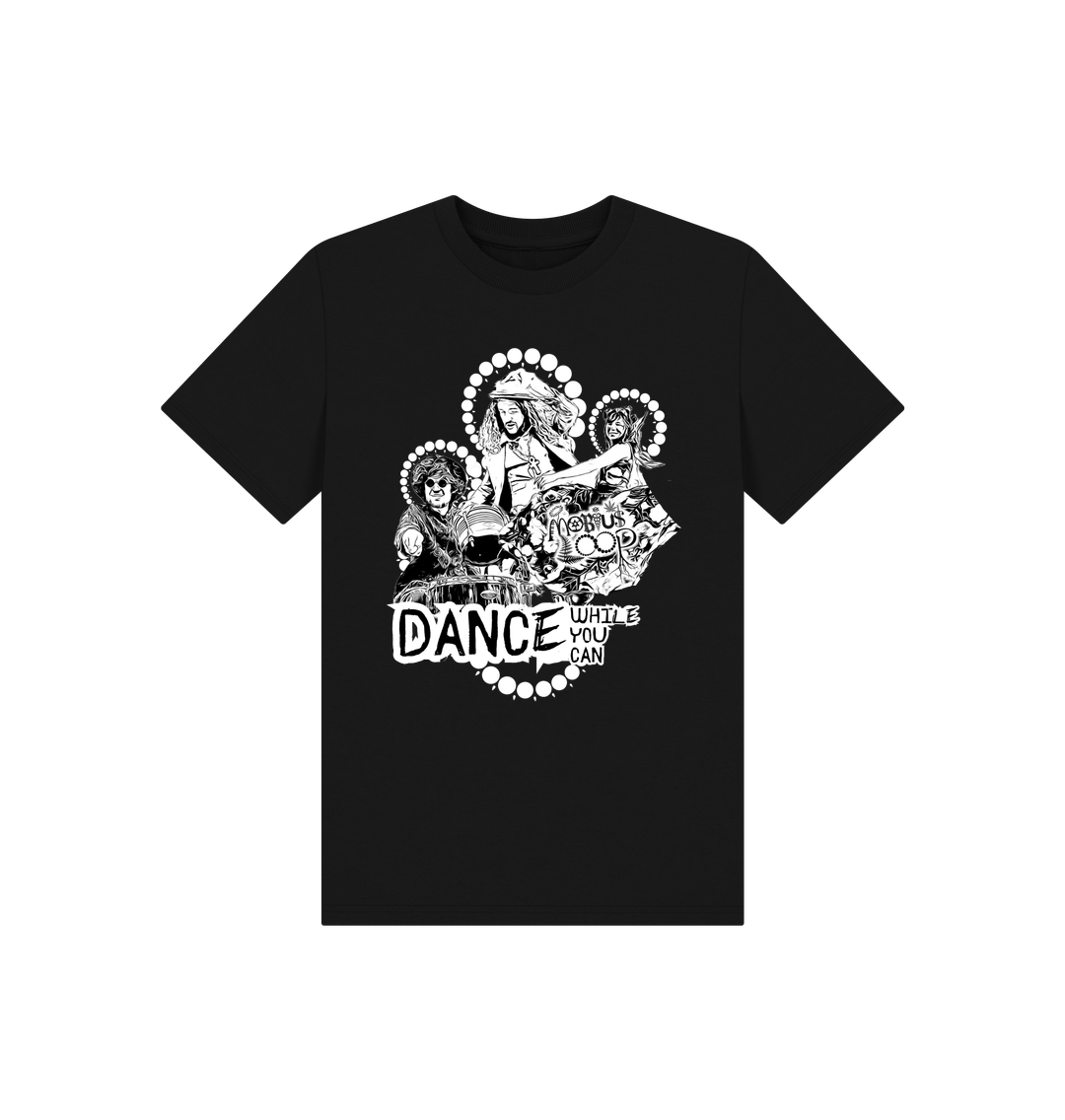 Black Printed Kids T-Shirt