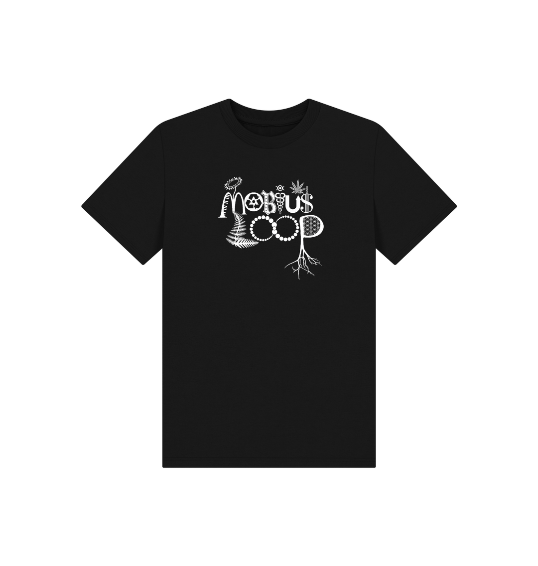 Black Kids Mobius Loop Organic T-Shirt