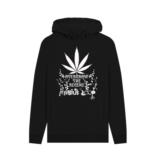 Black Printed Hoody