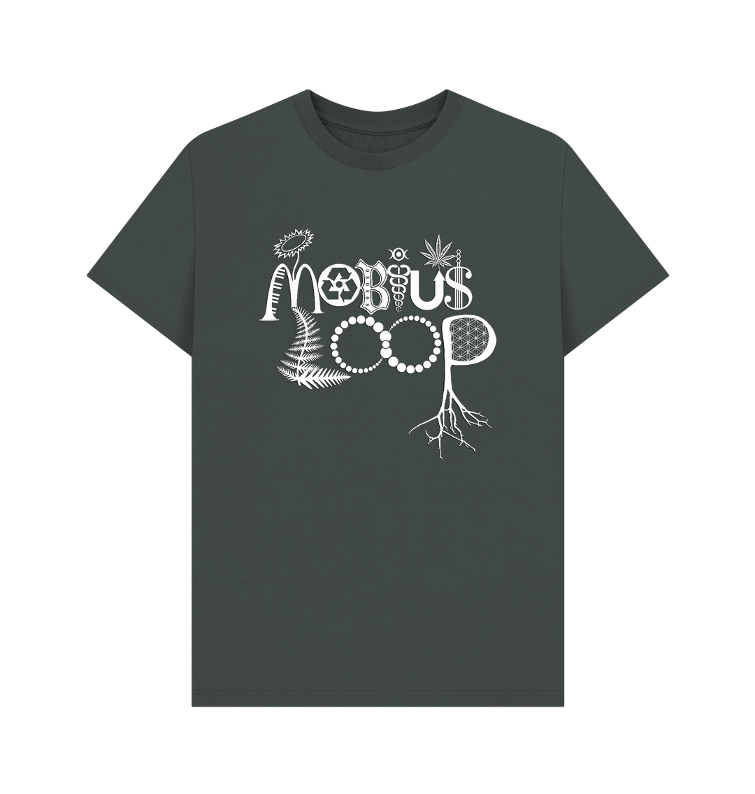 Dark Grey ***NEW*** Mobius Loop Men's Organic T-Shirt