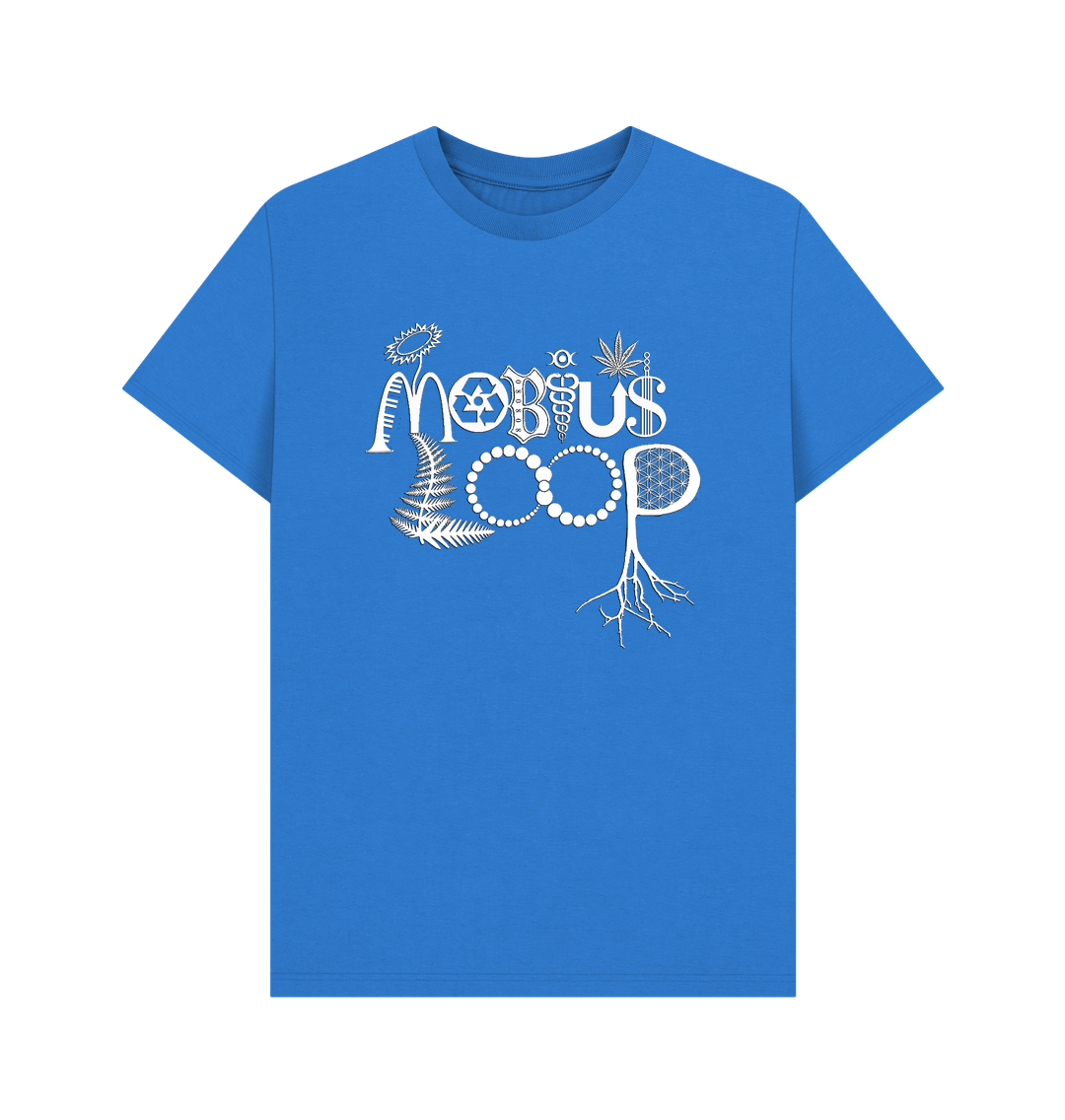 Bright Blue ***NEW*** Mobius Loop Men's Organic T-Shirt