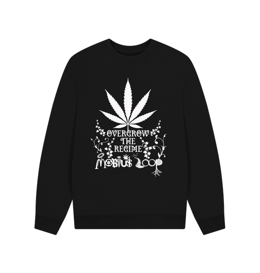 Black Printed Sweater