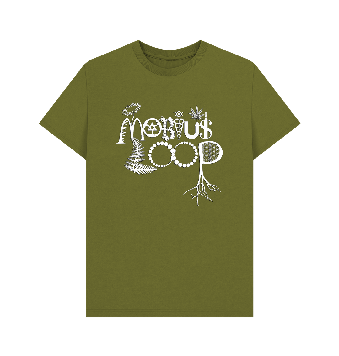 Moss Green ***NEW*** Mobius Loop Men's Organic T-Shirt