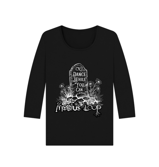 Black Printed Long Sleeve T Shirt