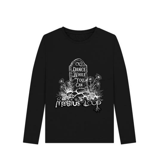 Black Printed Long Sleeve T Shirt