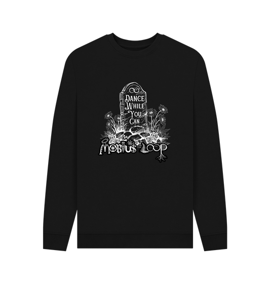 Black Recycled Printed Sweater