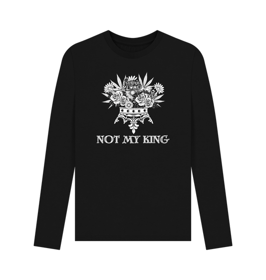 Black Printed Long Sleeve T Shirt