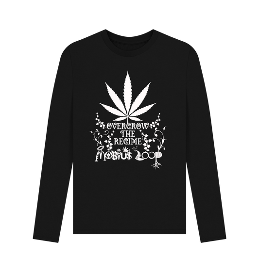 Black Printed Long Sleeve T Shirt