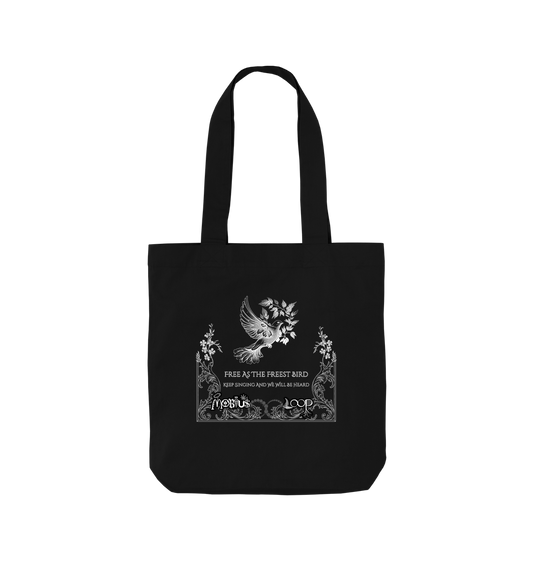 Black Printed Bag