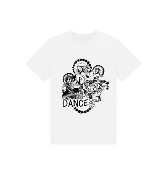 White Printed Kids T-Shirt
