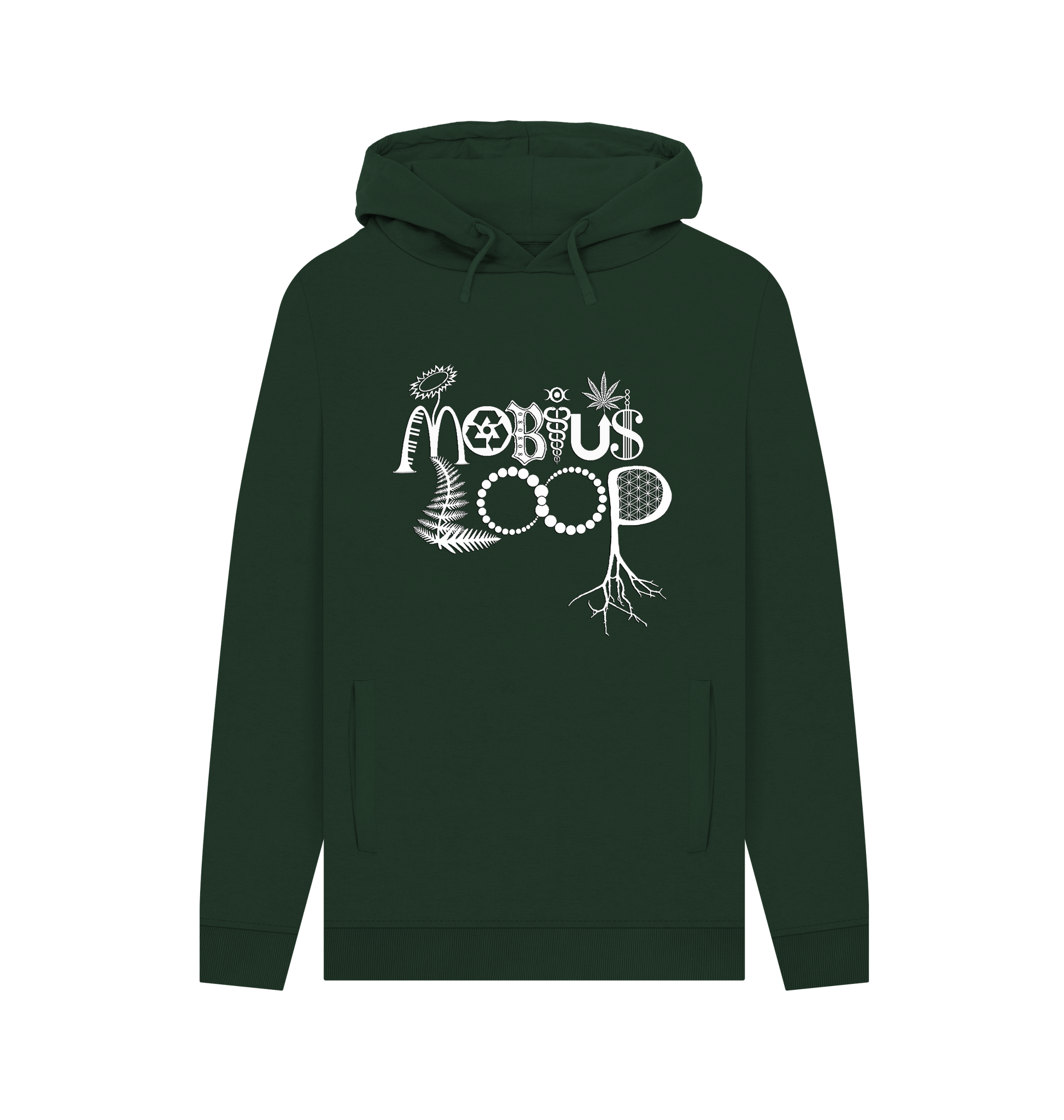 Evergreen Printed Hoody Front