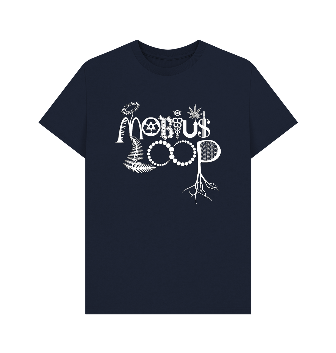 Navy Blue ***NEW*** Mobius Loop Men's Organic T-Shirt