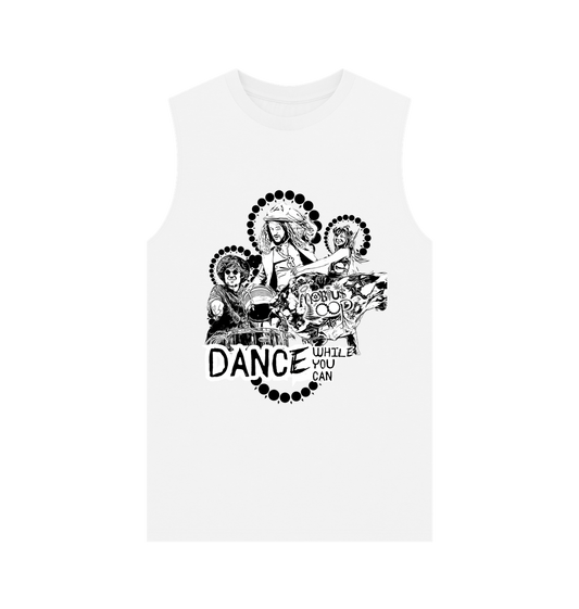 White Printed Vest Top