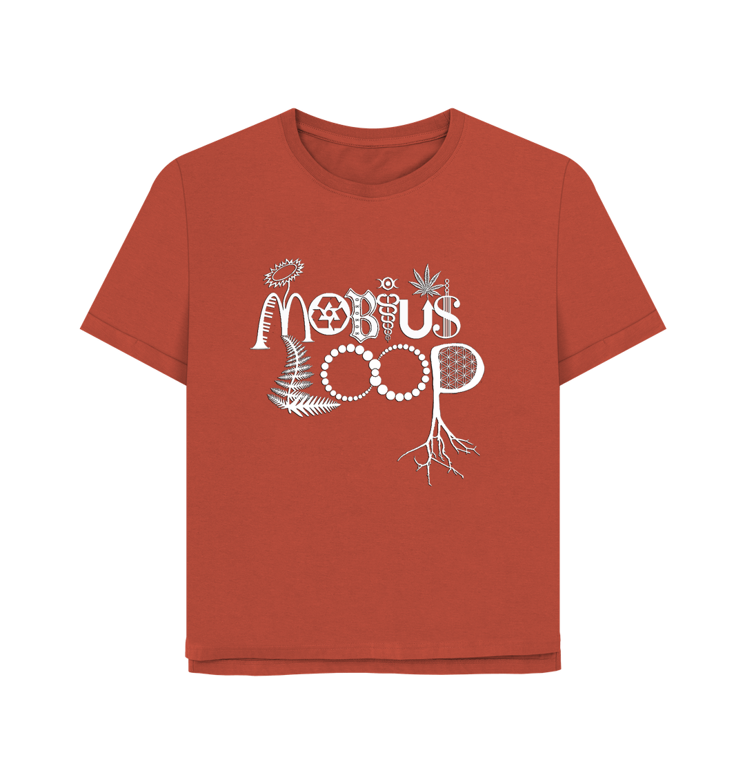 Rust ***NEW*** Mobius Loop Women's Organic T-Shirt