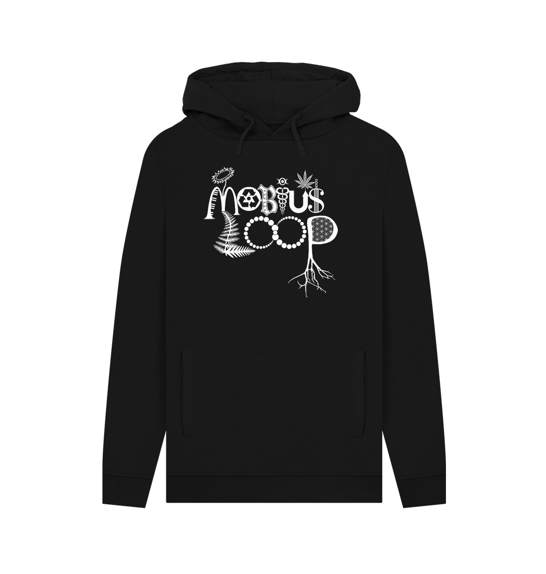 Black ***NEW*** Mobius Loop Unisex Hoodie