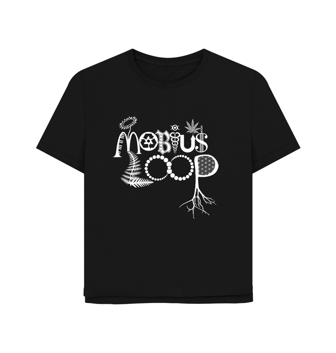 Black ***NEW*** Mobius Loop Women's Organic T-Shirt