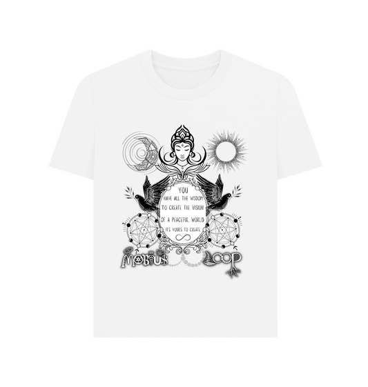 White Printed T-shirt