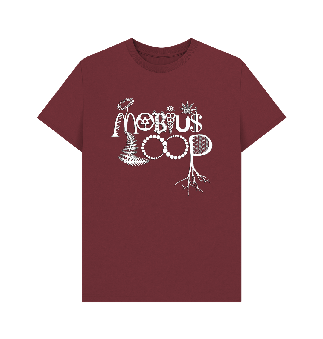 Red Wine ***NEW*** Mobius Loop Men's Organic T-Shirt